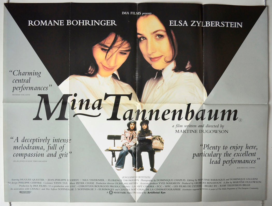 Mina Tannenbaum Original British Quad Poster - Movie Poster