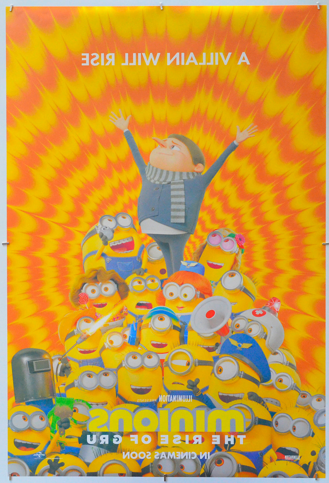 Minions: The Rise Of Gru (Back) Cinema One Sheet Movie Poster