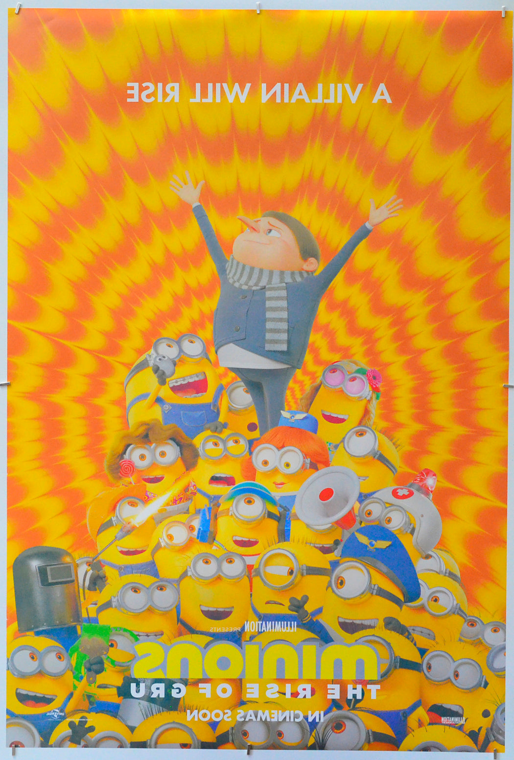Minions: The Rise Of Gru (Back) Cinema One Sheet Movie Poster