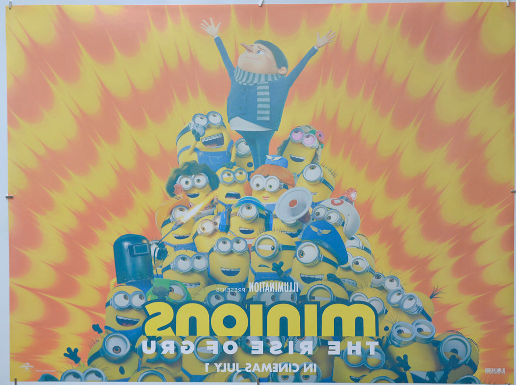 Minions: The Rise Of Gru (Back) Cinema Quad Movie Poster