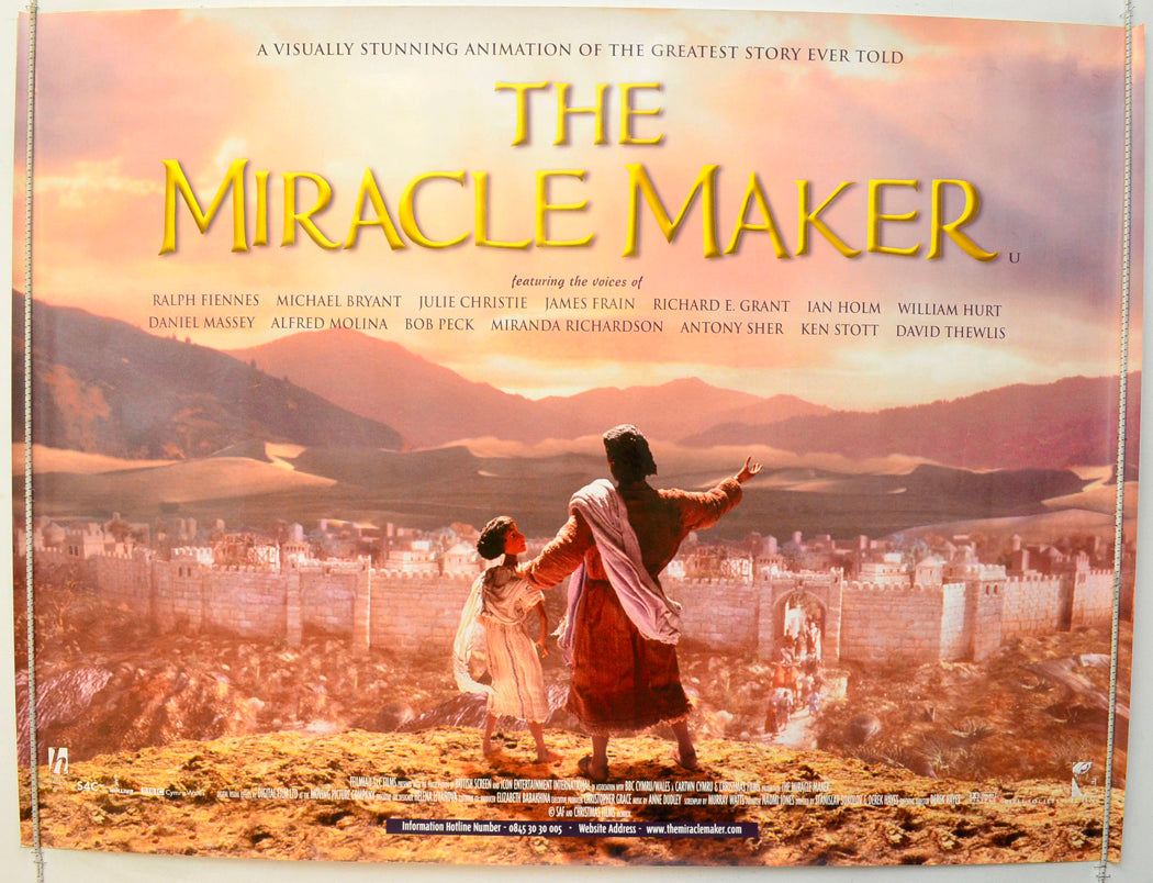The Miracle Maker Original British Quad Poster - Film Poster - Movie Poster