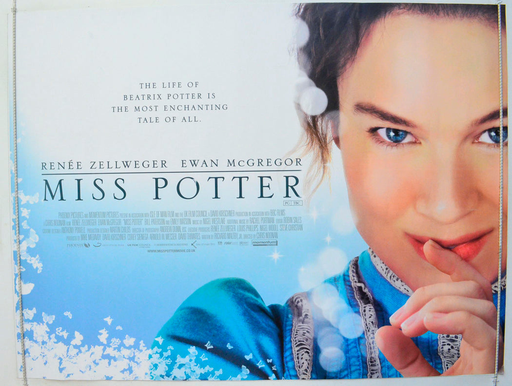 Miss Potter Original British Quad Poster - Film Poster - Movie Poster