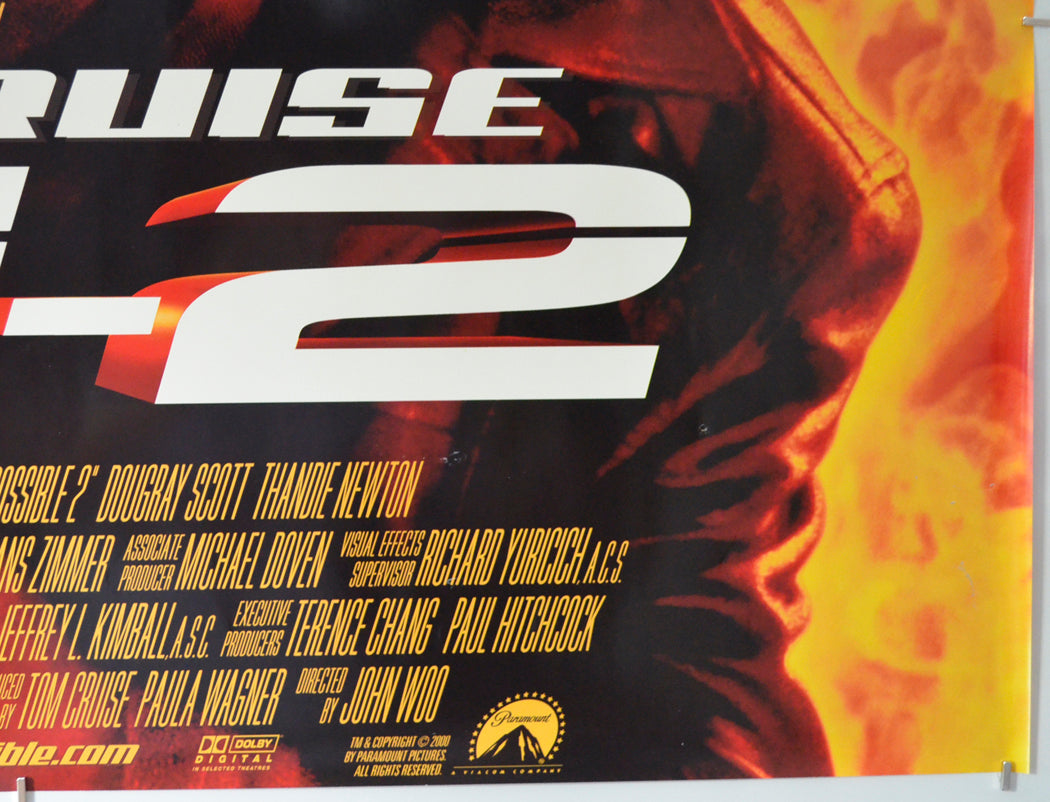 MISSION IMPOSSIBLE 2 (Bottom Right) Cinema Quad Movie Poster