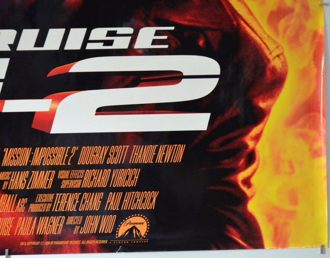 MISSION IMPOSSIBLE 2 (Bottom Right) Cinema Quad Movie Poster