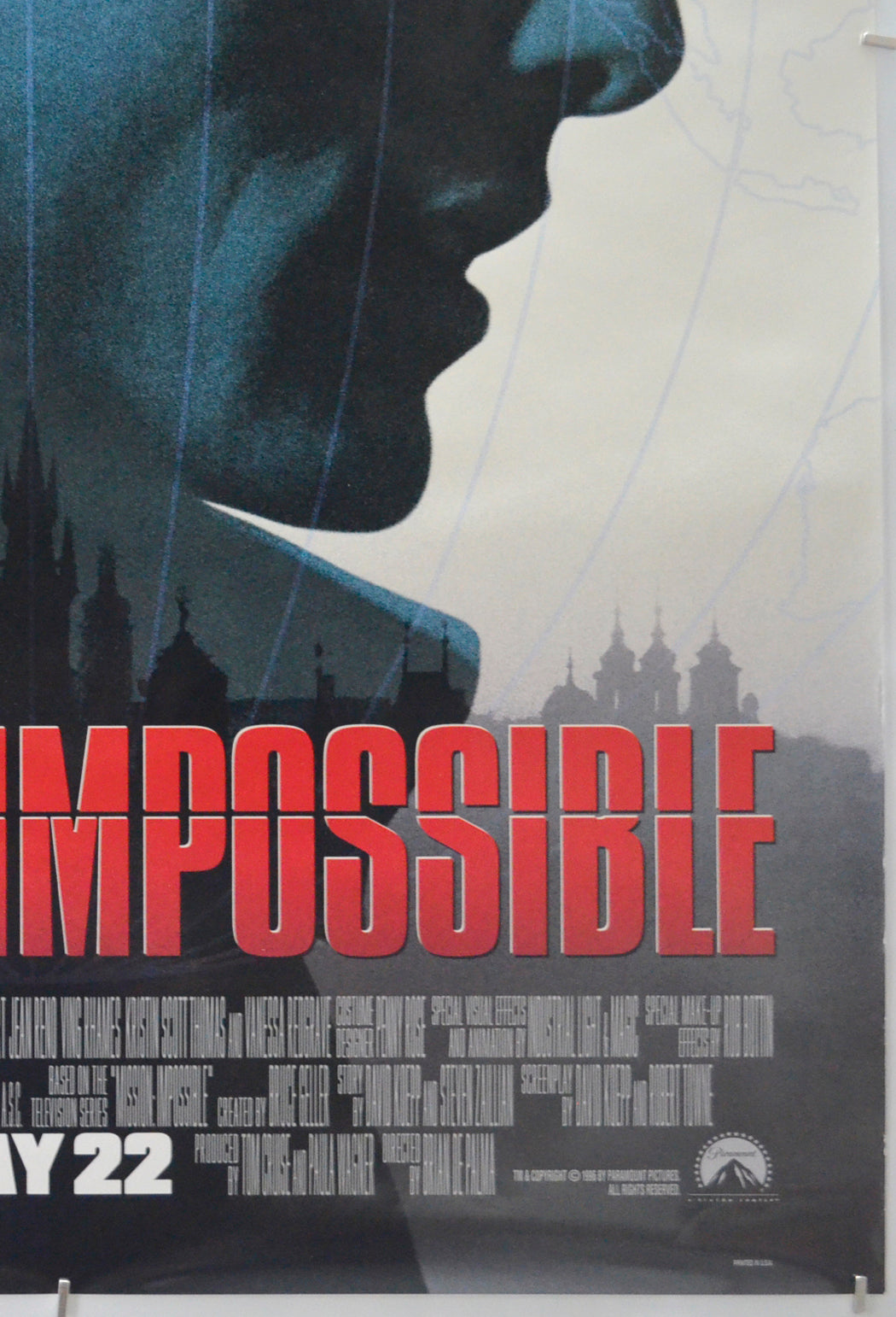 MISSION IMPOSSIBLE (Bottom Right) Cinema One Sheet Movie Poster
