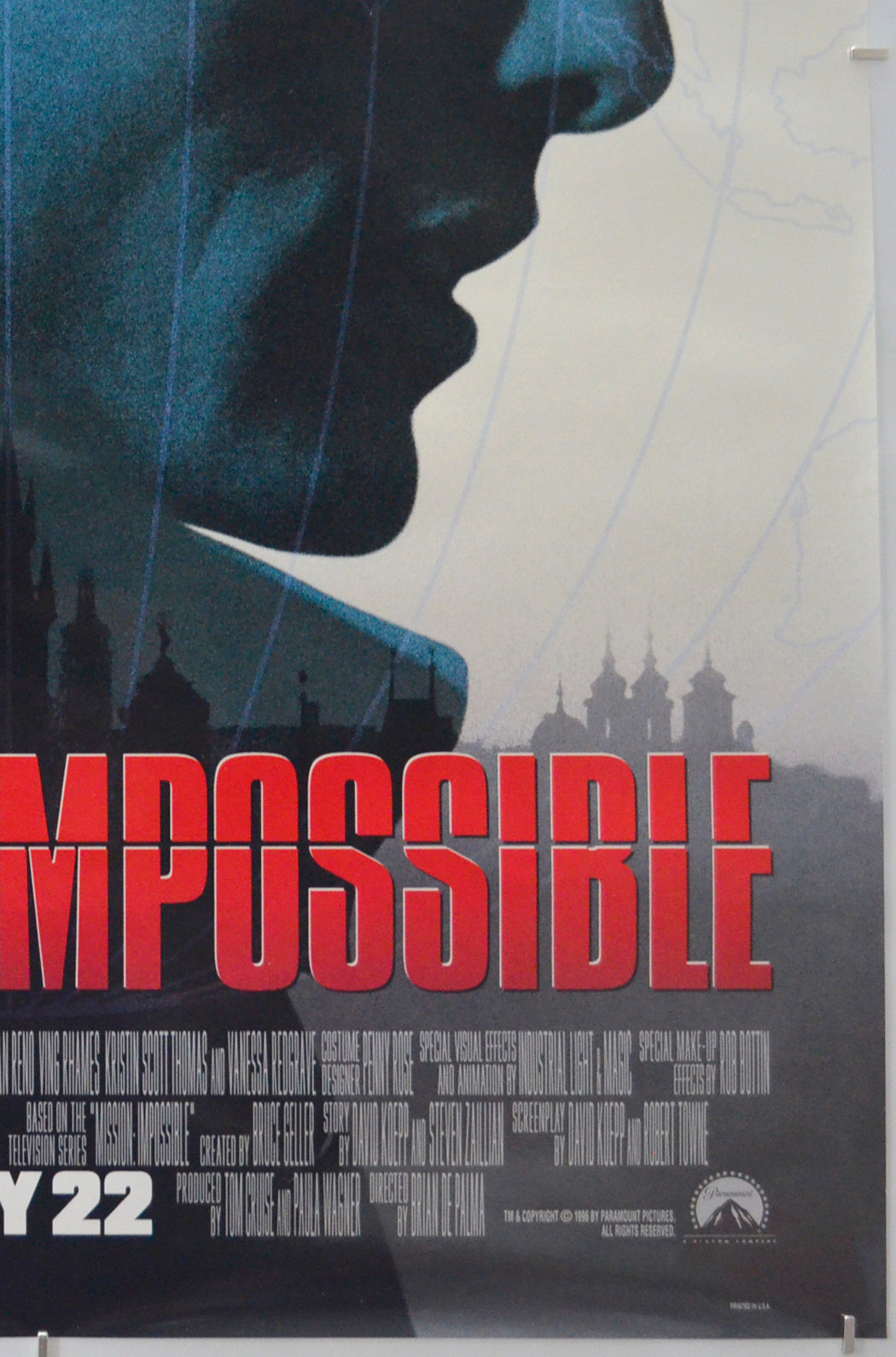 MISSION IMPOSSIBLE (Bottom Right) Cinema One Sheet Movie Poster
