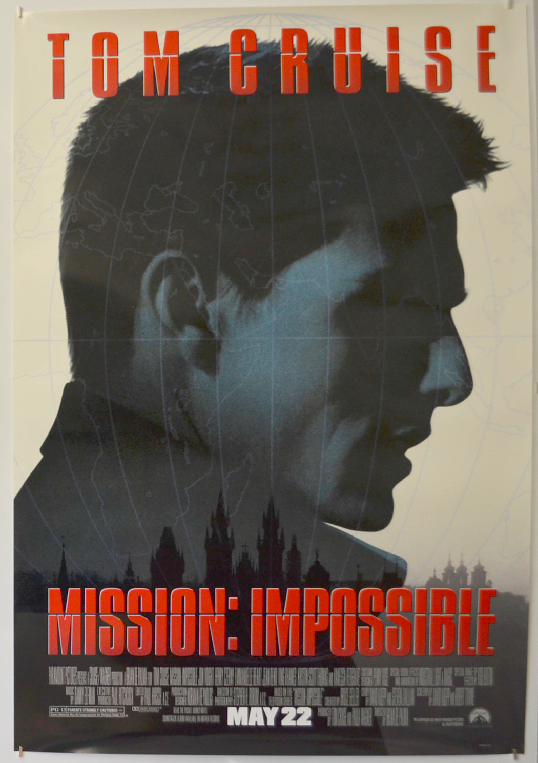 Mission Impossible Original One Sheet Poster - Film Poster - Movie Poster