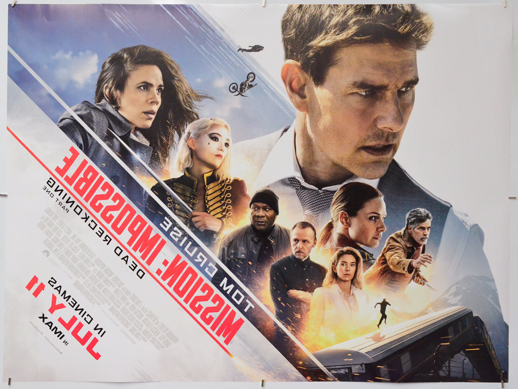 Mission: Impossible Dead Reckoning Part One (Back) Cinema Quad Movie Poster