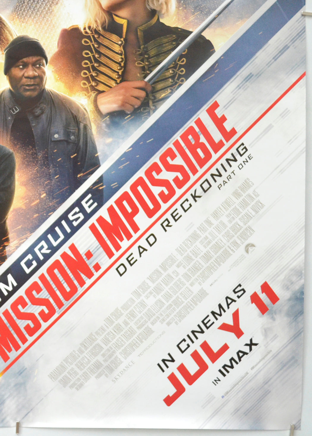 MISSION: IMPOSSIBLE DEAD RECKONING PART ONE (Bottom Right) Cinema One Sheet Movie Poster