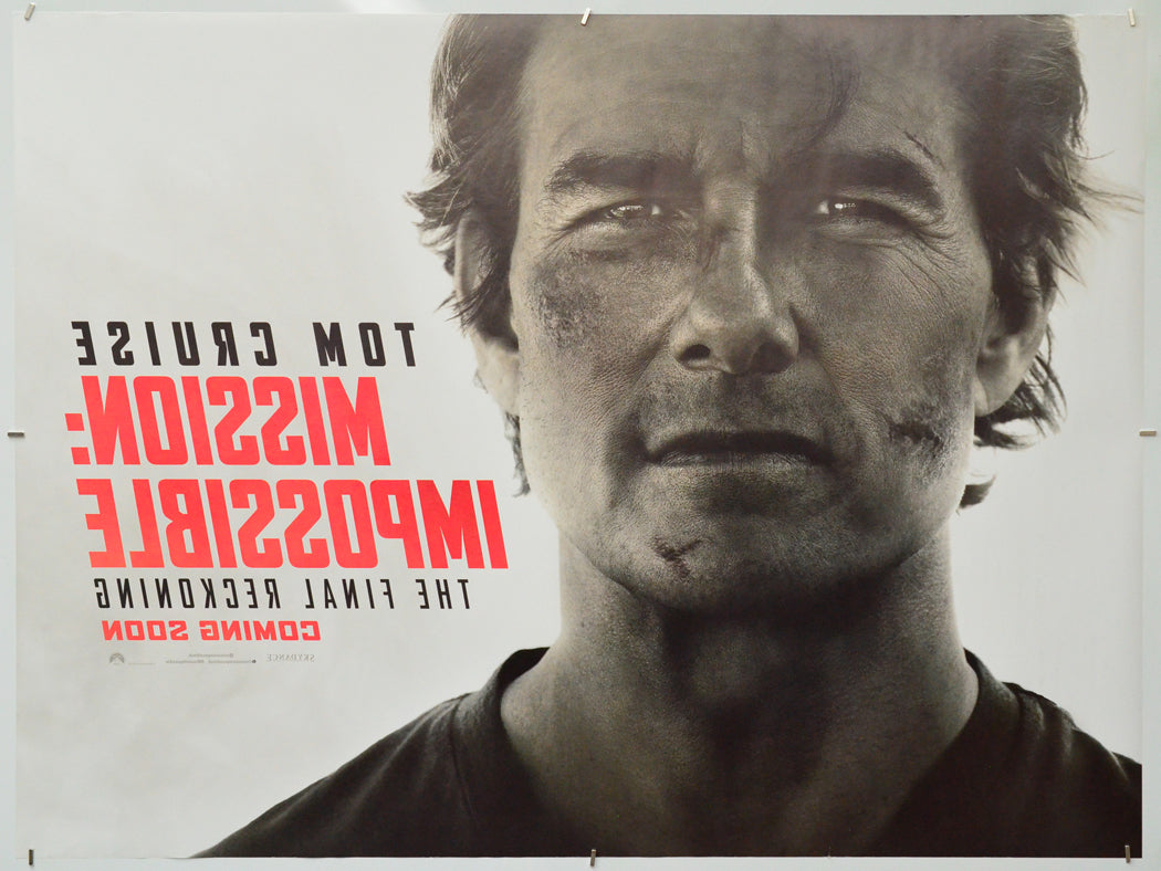 Mission: Impossible - The Final Reckoning (Back) Cinema Quad Movie Poster
