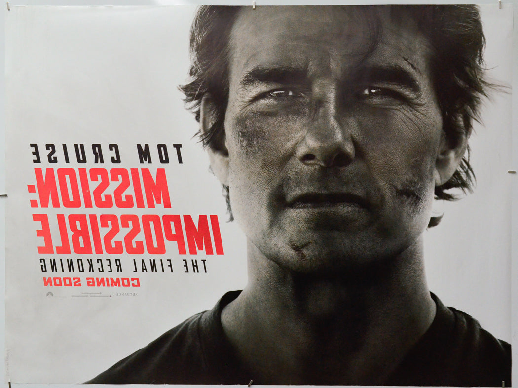 Mission: Impossible - The Final Reckoning (Back) Cinema Quad Movie Poster
