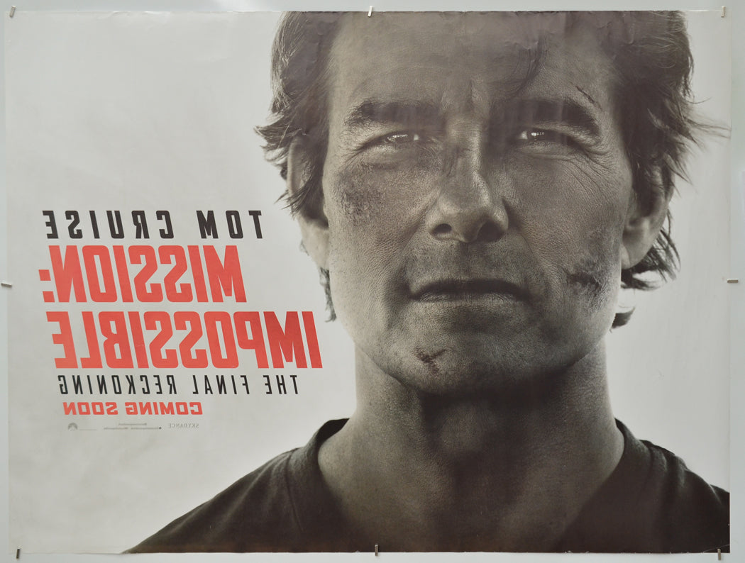Mission: Impossible - The Final Reckoning (Back) Cinema Quad Movie Poster