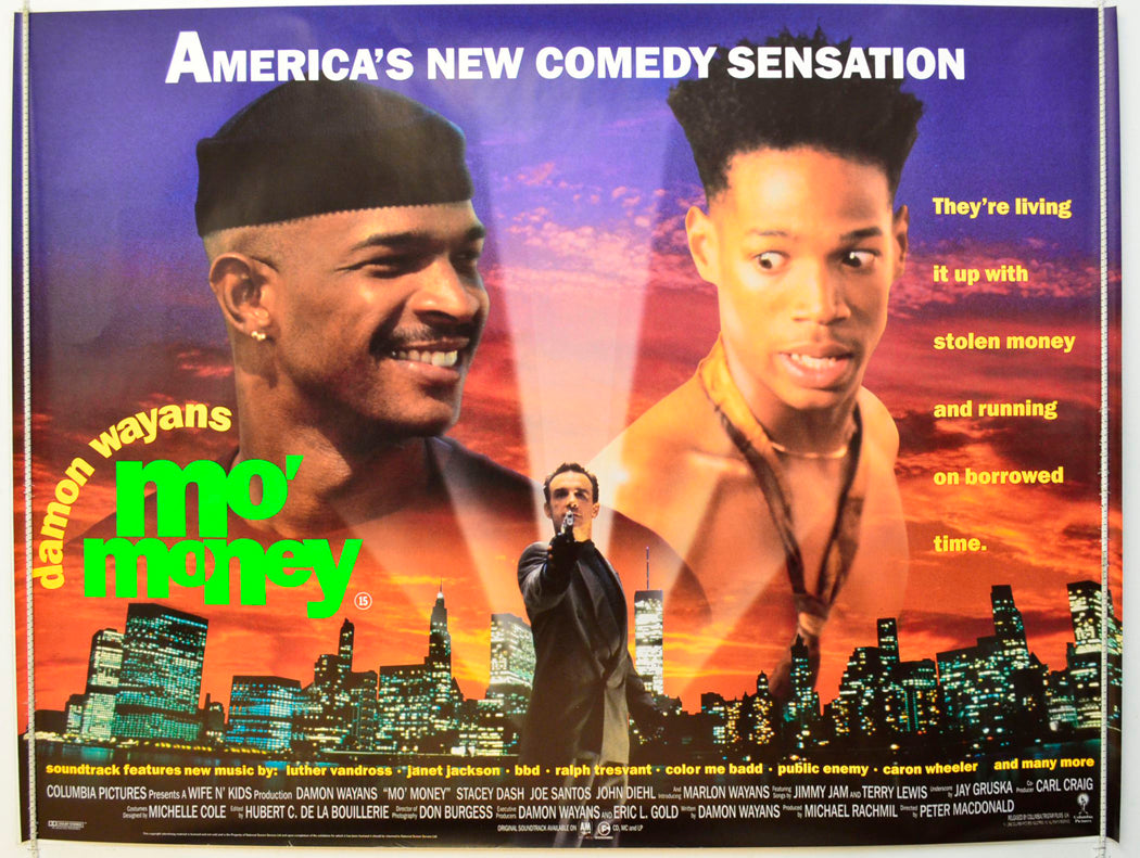 Mo' Money Original British Quad Poster - Film Poster - Movie Poster