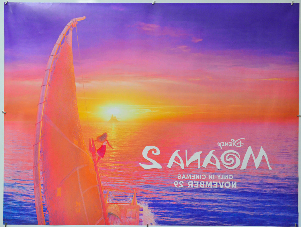 Moana 2 (Back) Cinema Quad Movie Poster