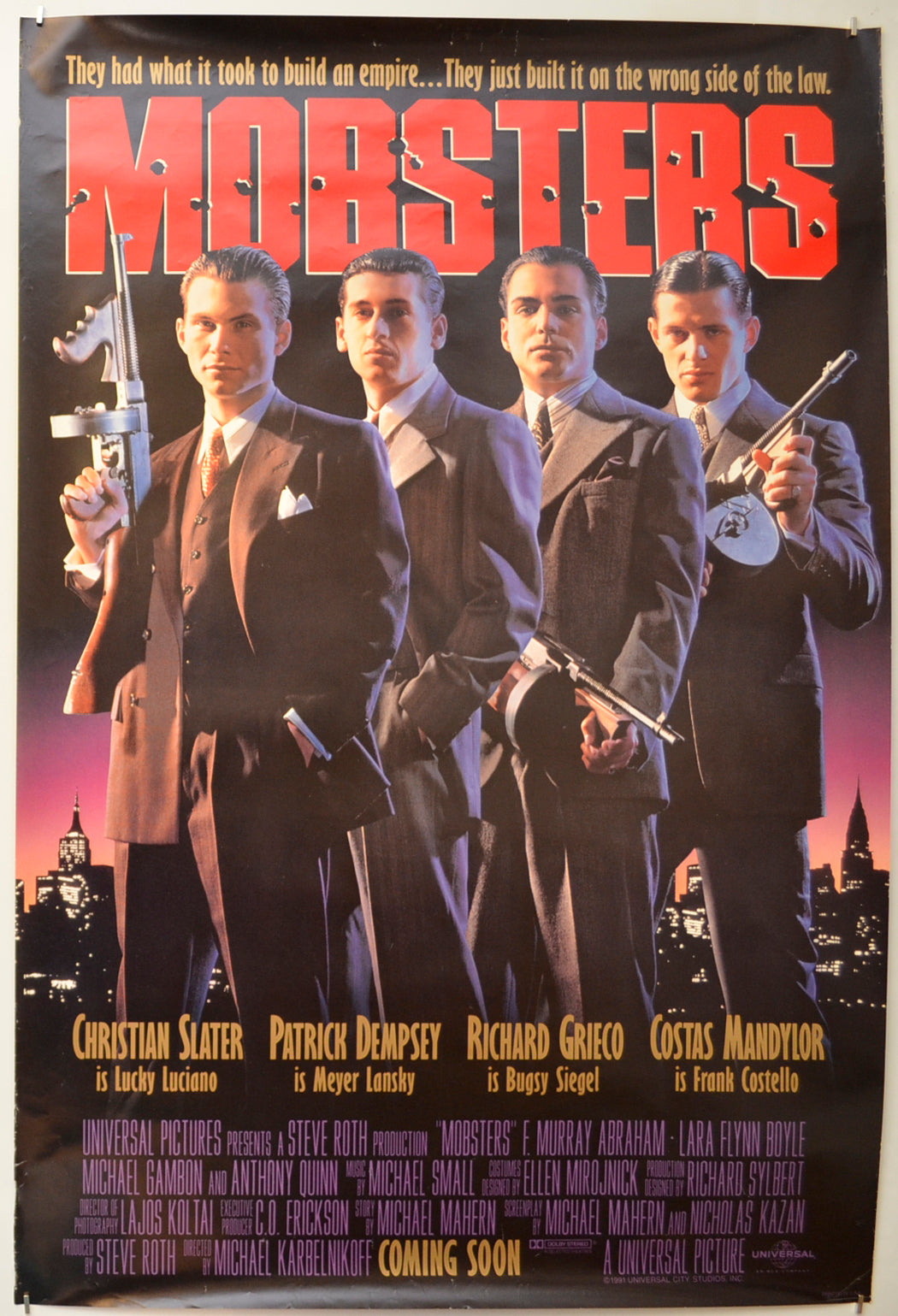 Mobsters Original One Sheet Poster - Film Poster - Movie Poster