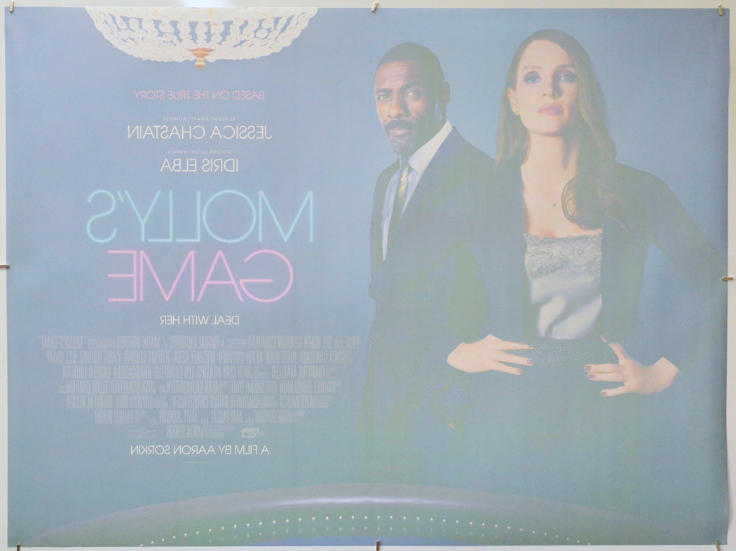 Molly's Game (Back) Cinema Quad Movie Poster