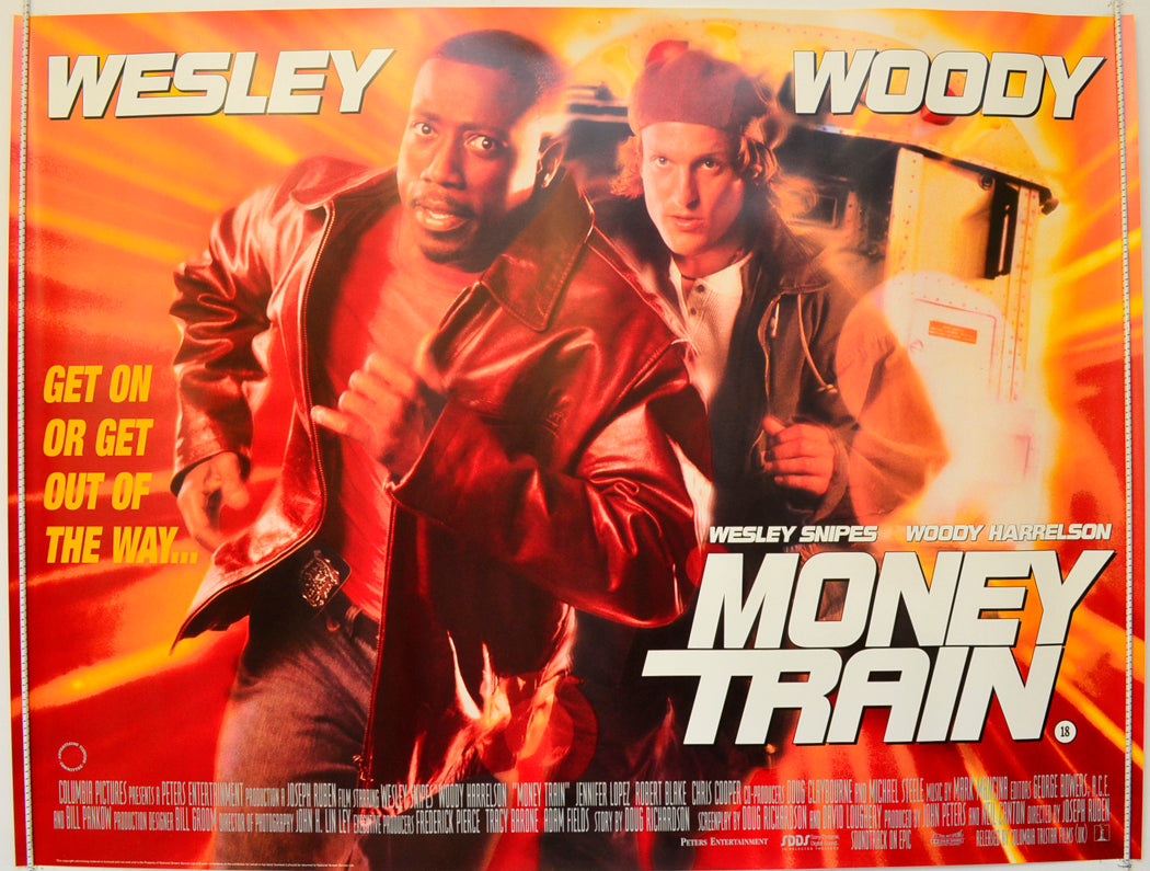 Money Train Original British Quad Poster - Film Poster - Movie Poster