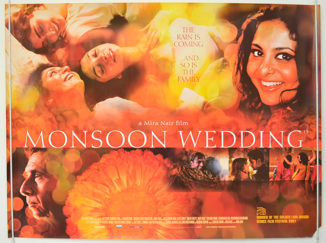 Monsoon Wedding Original British Quad Poster - Film Poster - Movie Poster
