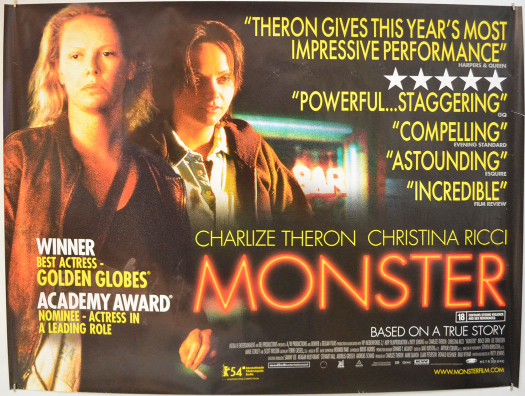 Monster Original Quad Poster - Film Poster - Movie Poster