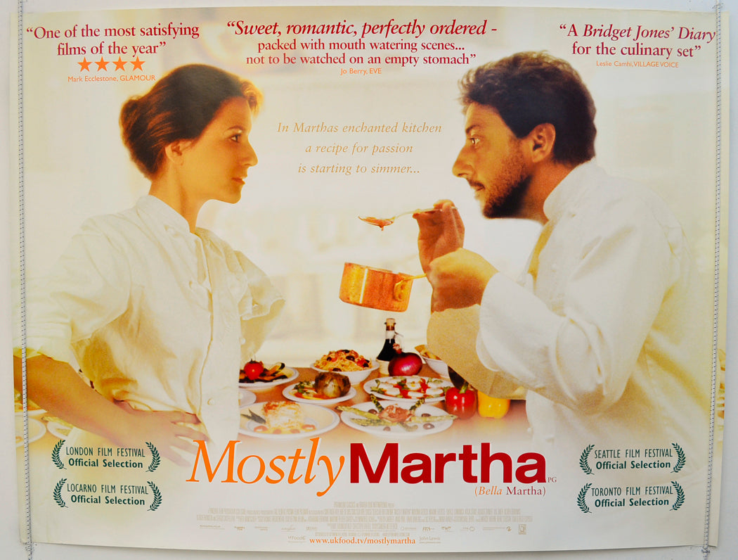 Mostly Martha (a.k.a. Bella Martha) Original Quad Poster - Film Poster - Movie Poster