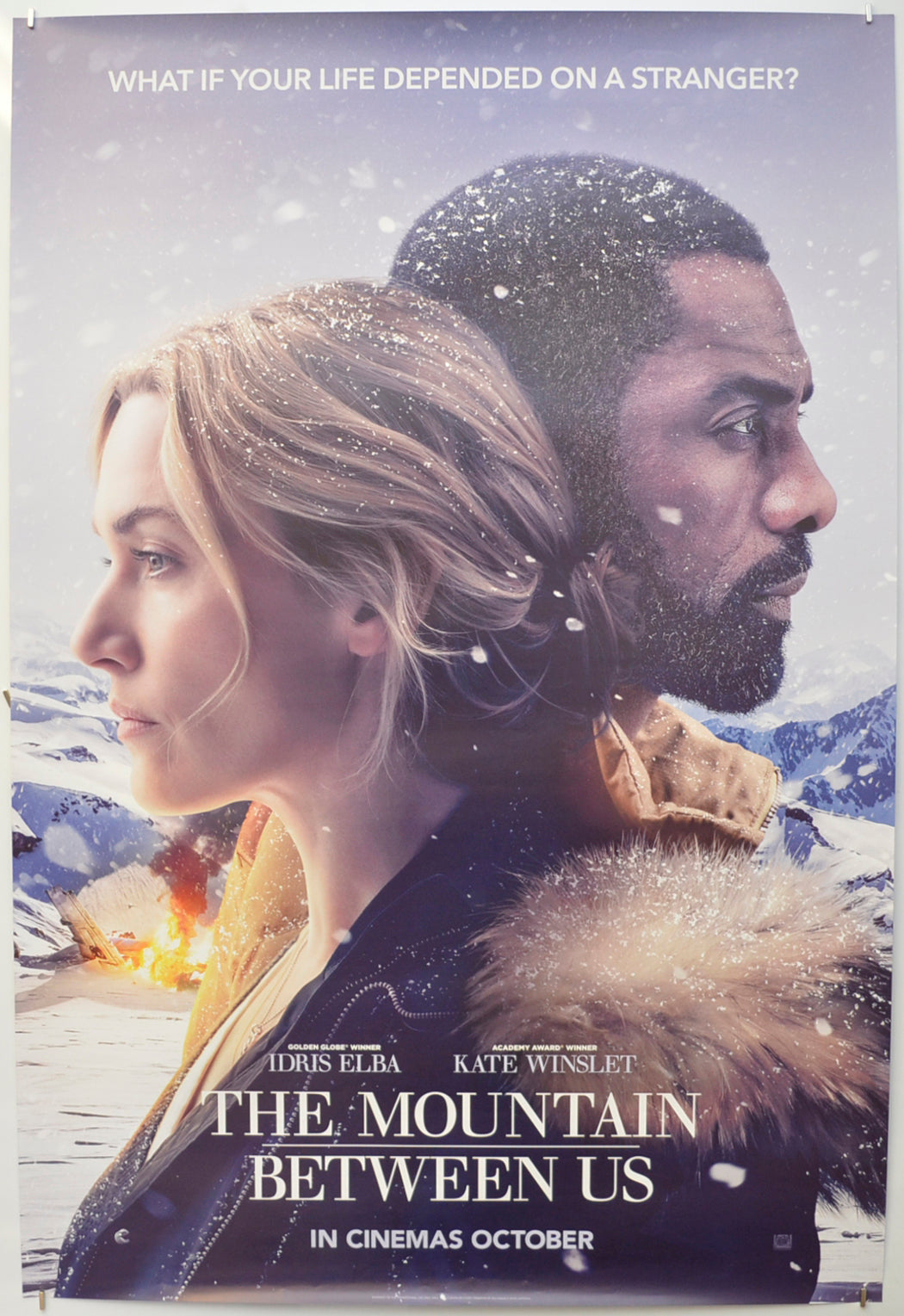 The Mountain Between Us (Teaser / Advance Version) Original One Sheet Poster - Film Poster - Movie Poster