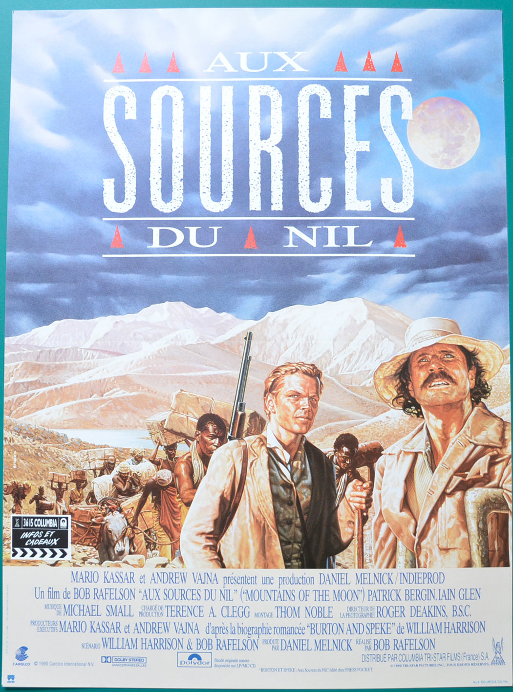 Mountains Of The Moon Original Belgian Poster - Film Poster - Movie Poster