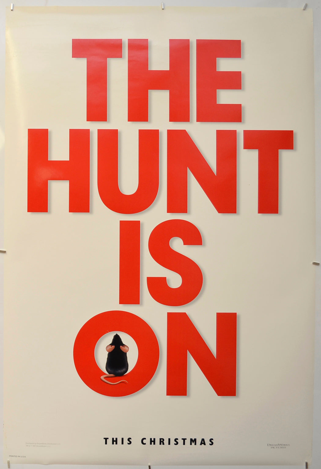 Mousehunt (Teaser / Advance Version 2) Original One Sheet Poster - Film Poster - Movie Poster