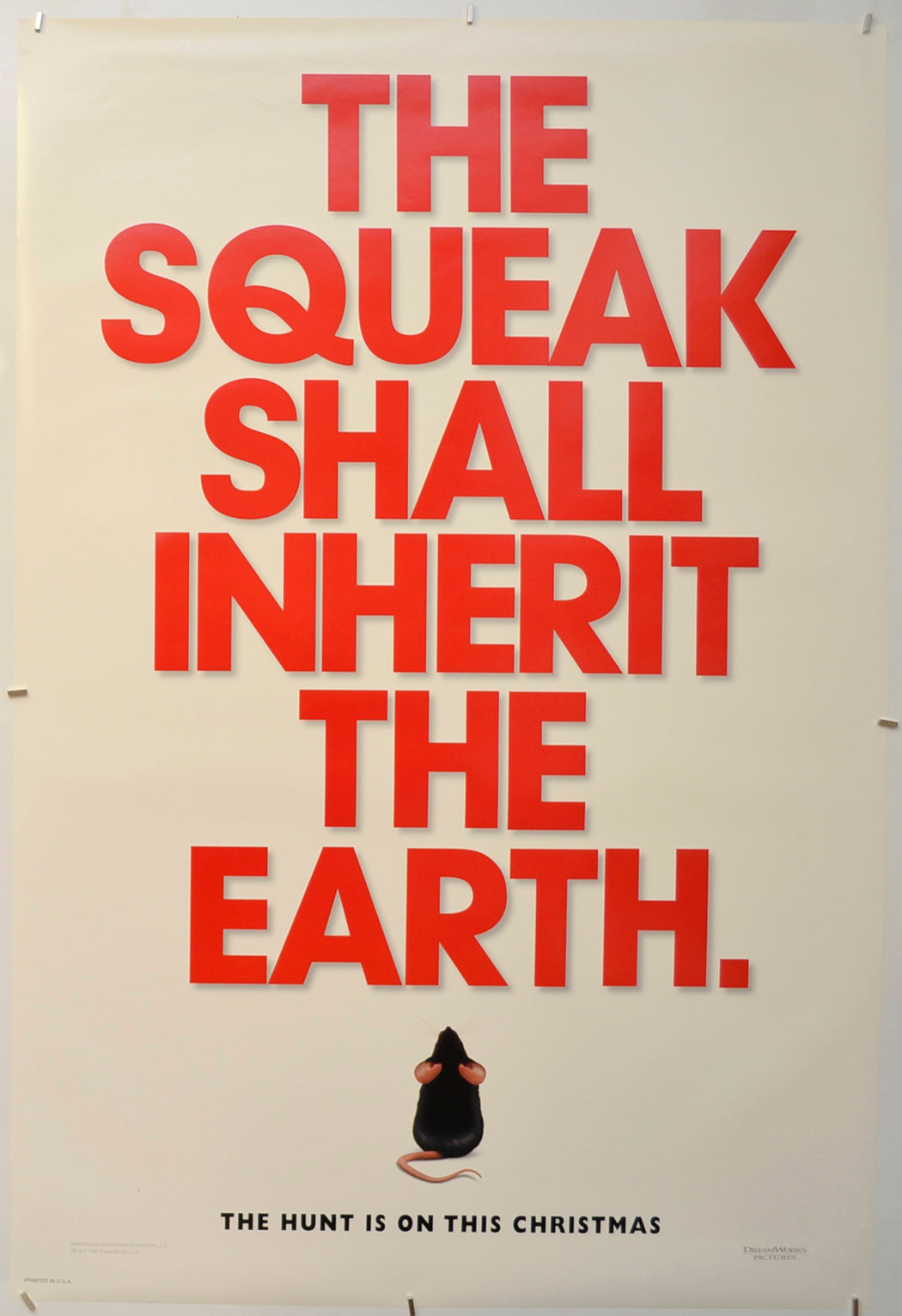 Mousehunt (Teaser / Advance Version 3) Original One Sheet Poster - Film Poster - Movie Poster