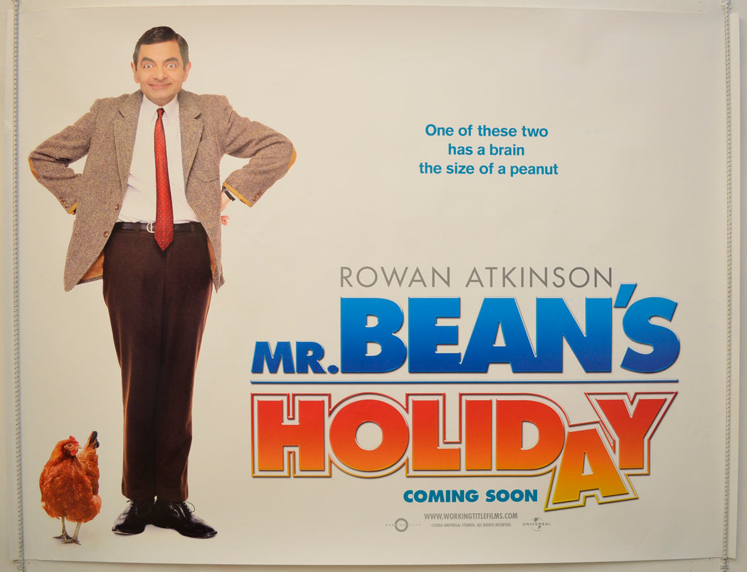 Mr. Bean's Holiday (Teaser / Advance Version) Original Quad Poster - Film Poster - Movie Poster