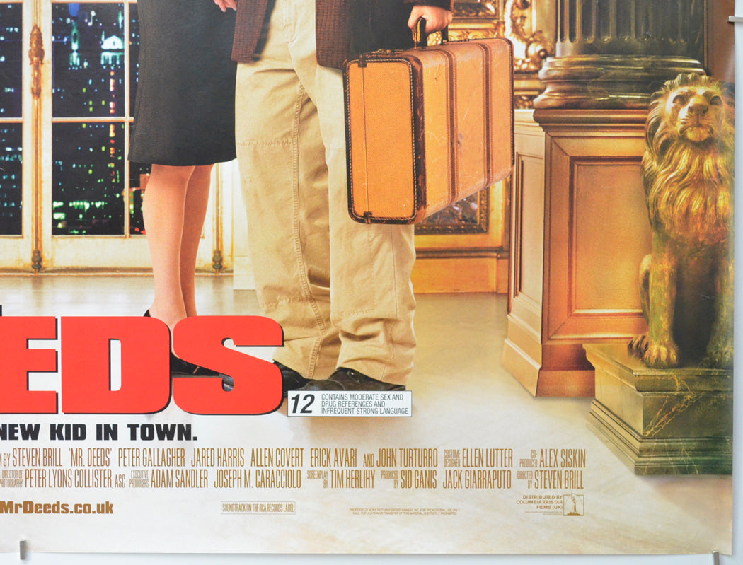 MR. DEEDS (Bottom Right) Cinema Quad Movie Poster