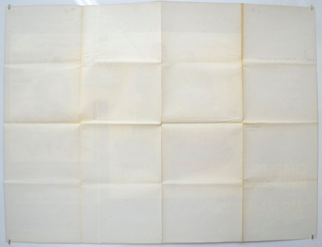 MR MAJESTYK (Back) Cinema Quad Movie Poster