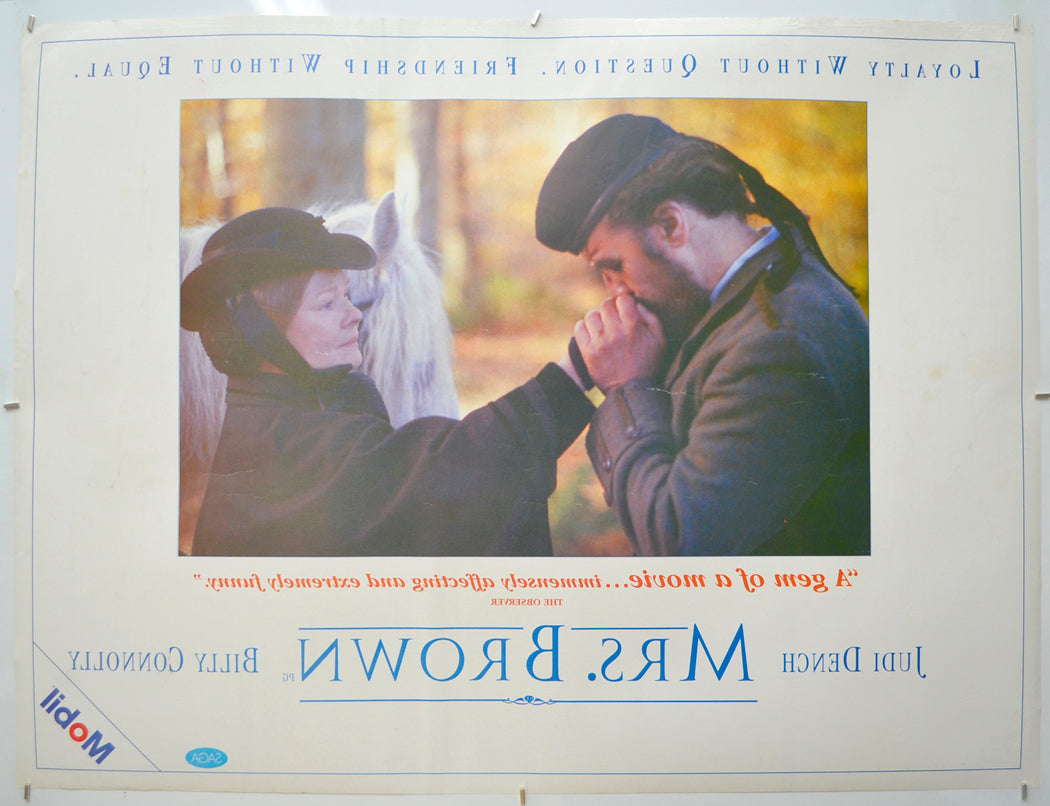 MRS BROWN (Back) Cinema Quad Movie Poster