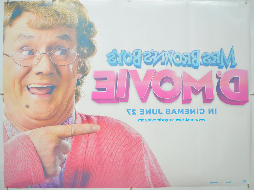 MRS BROWN’S BOYS D’MOVIE (Back) Cinema Quad Movie Poster