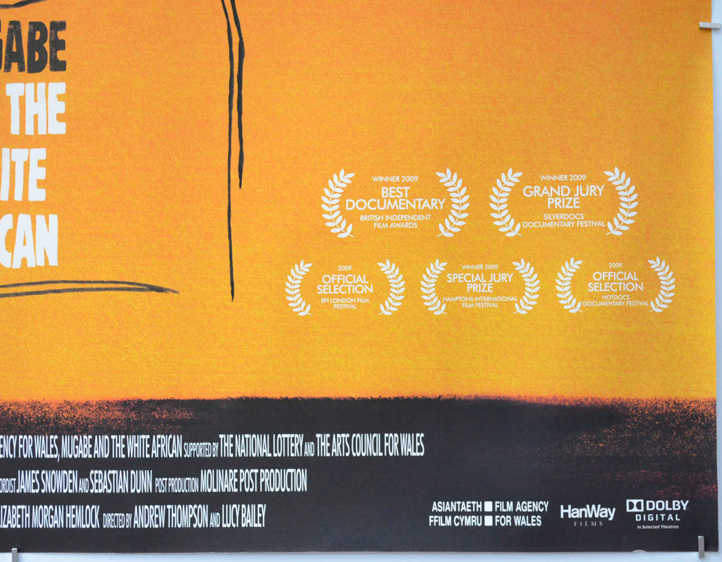 MUGABE AND THE WHITE AFRICAN (Bottom Right) Cinema Quad Movie Poster