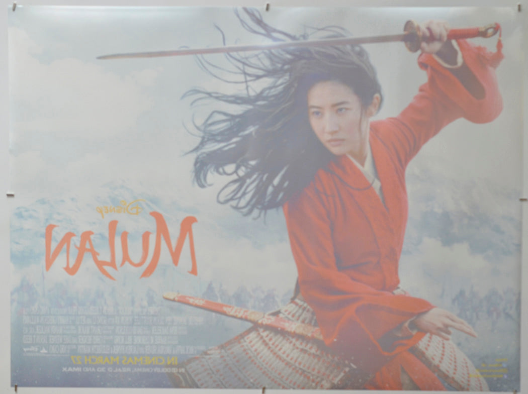 Mulan (Back) Cinema Quad Movie Poster