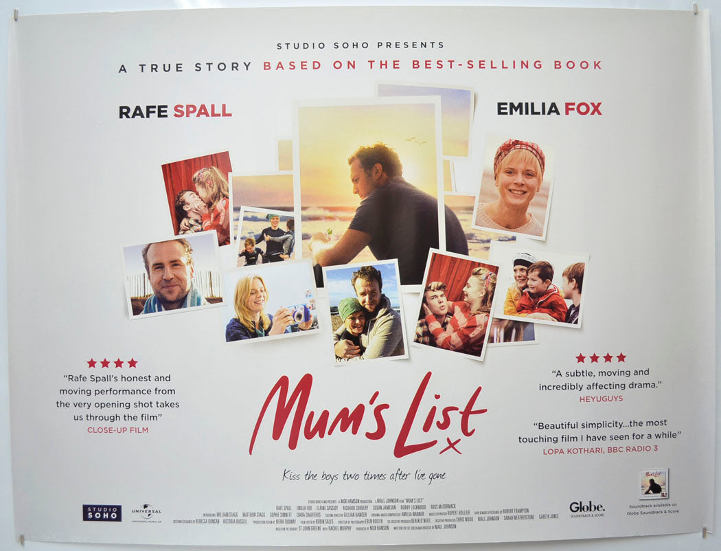 Mum's List Original Quad Poster - Film Poster - Movie Poster