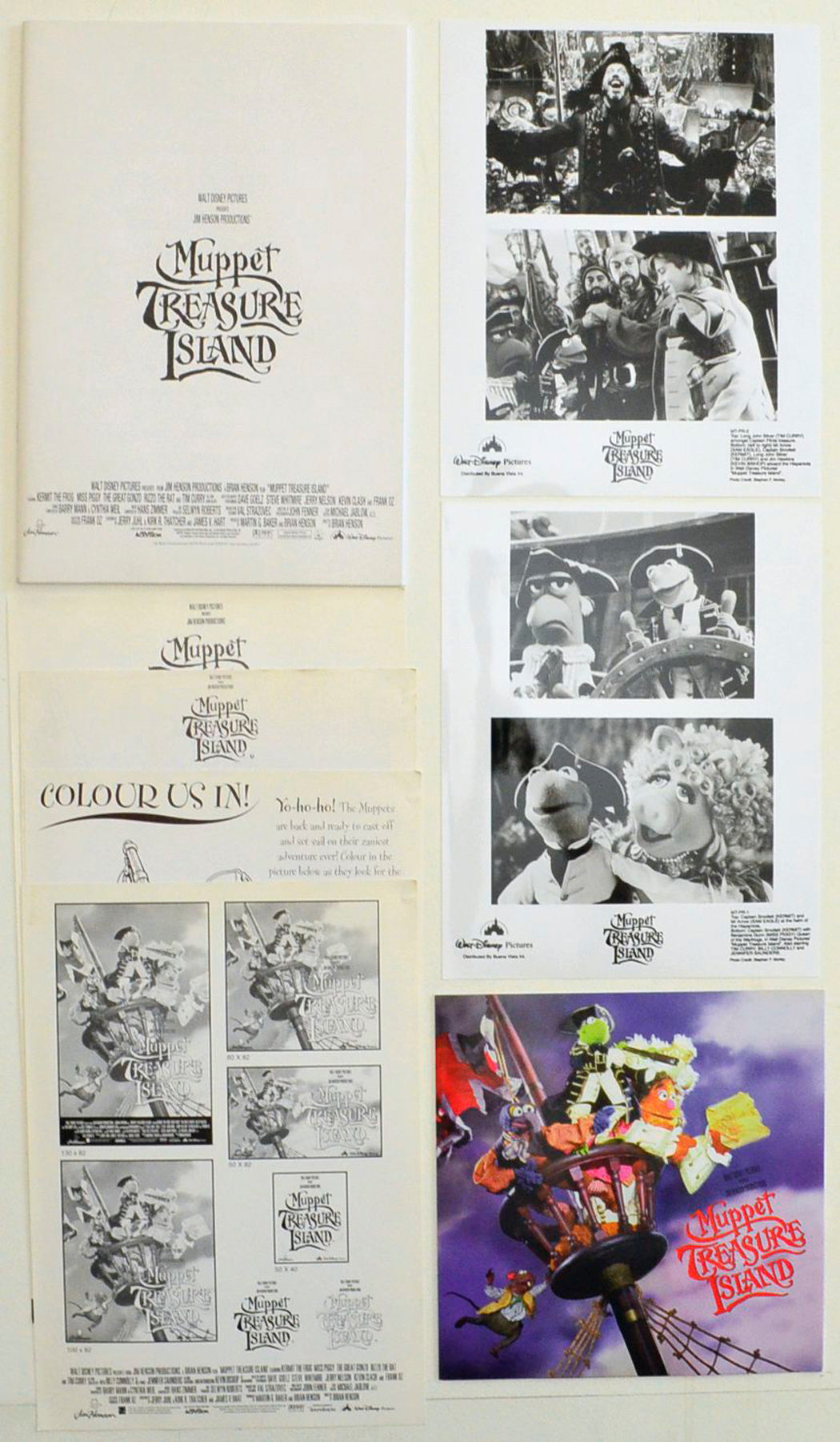 Muppet Treasure Island Original Cinema Exhibitors Press Kit