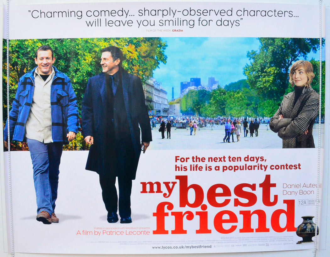 My Best Friend (a.k.a. Mon Meilleur Ami) Original British Quad Poster - Film Poster - Movie Poster