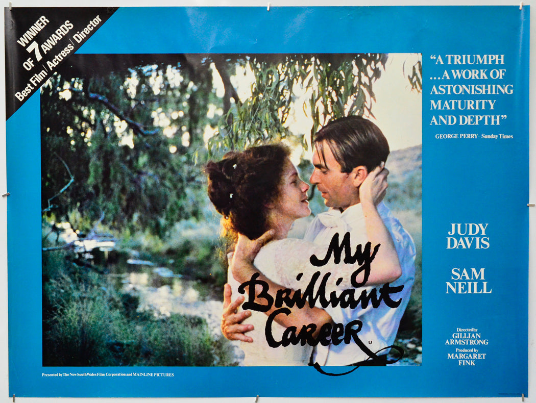 “My Brilliant Career” Original Quad Poster - Film Poster - Movie Poster – pastposters