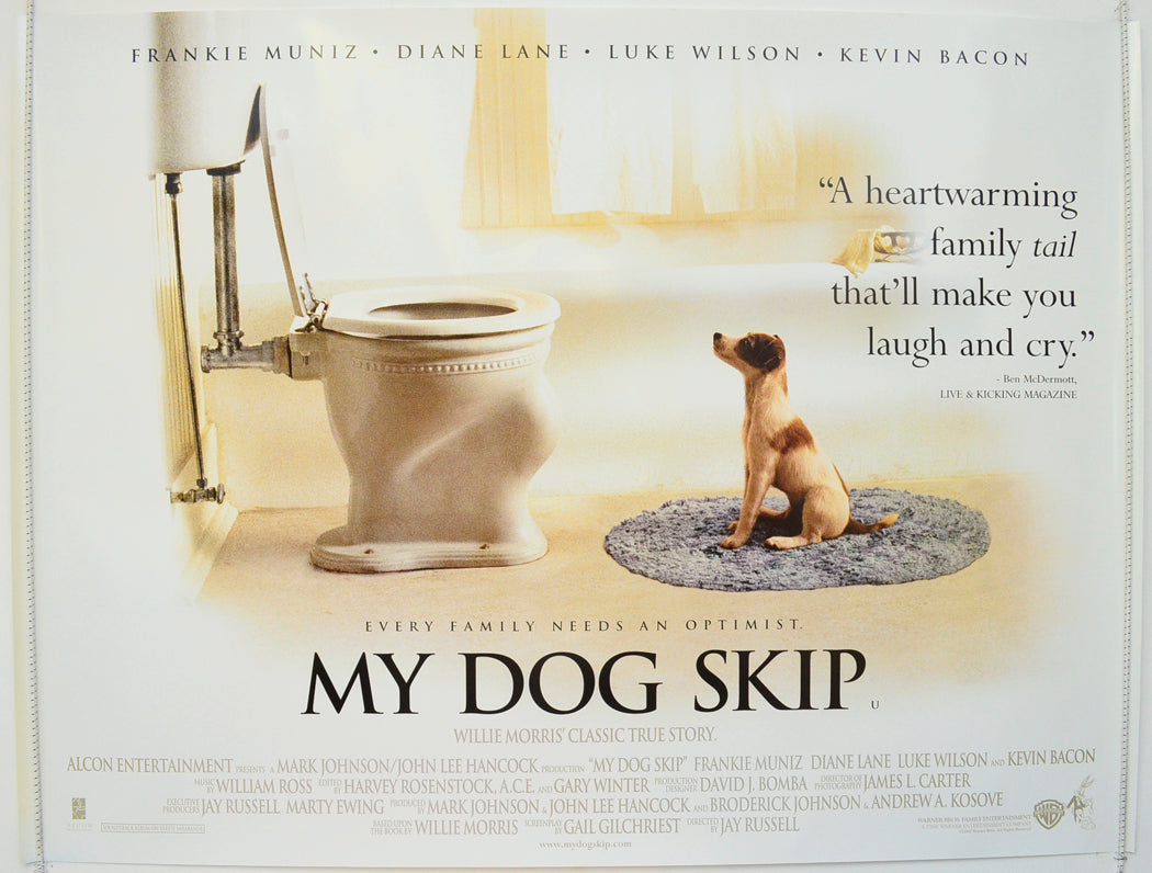 My Dog Skip Original British Quad Poster - Film Poster - Movie Poster
