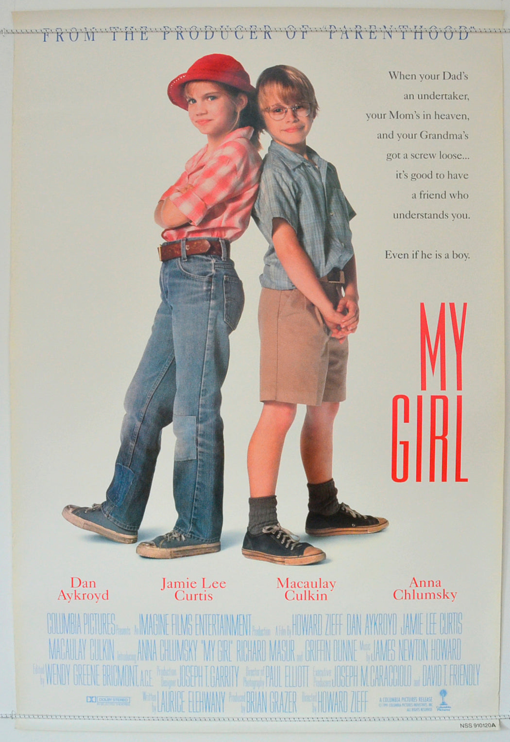 My Girl Original One Sheet Poster - Film Poster - Movie Poster