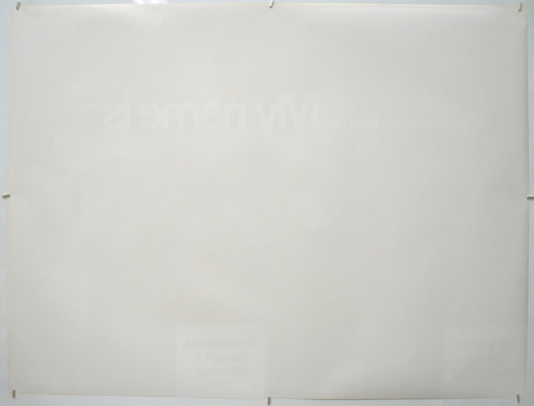 MY NAME IS JOE (Back) Cinema Quad Movie Poster