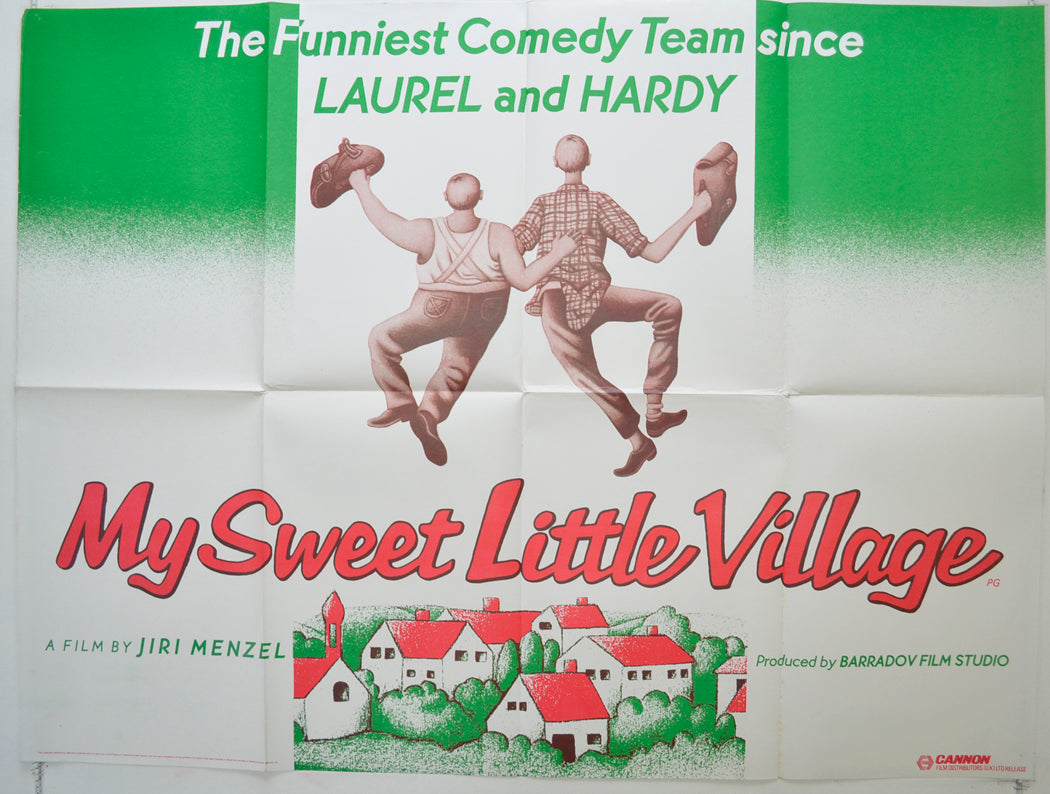 My Sweet Little Village (a.k.a. Vesnicko má stredisková) Original Quad Poster - Film Poster - Movie Poster