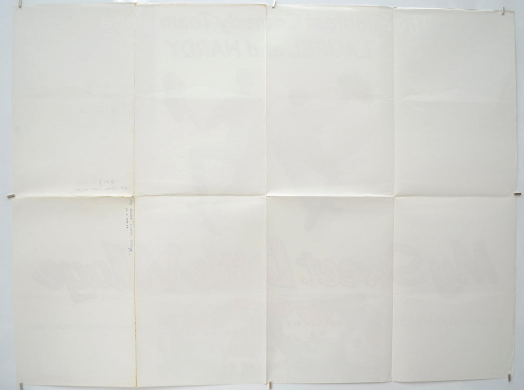 MY SWEET LITTLE VILLAGE (Back) Cinema Quad Movie Poster