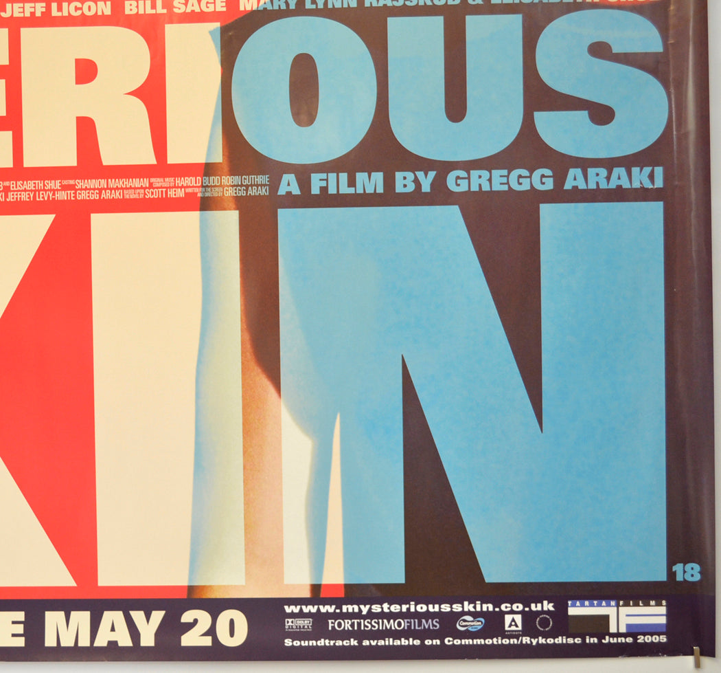 MYSTERIOUS SKIN (Bottom Right) Cinema Quad Movie Poster