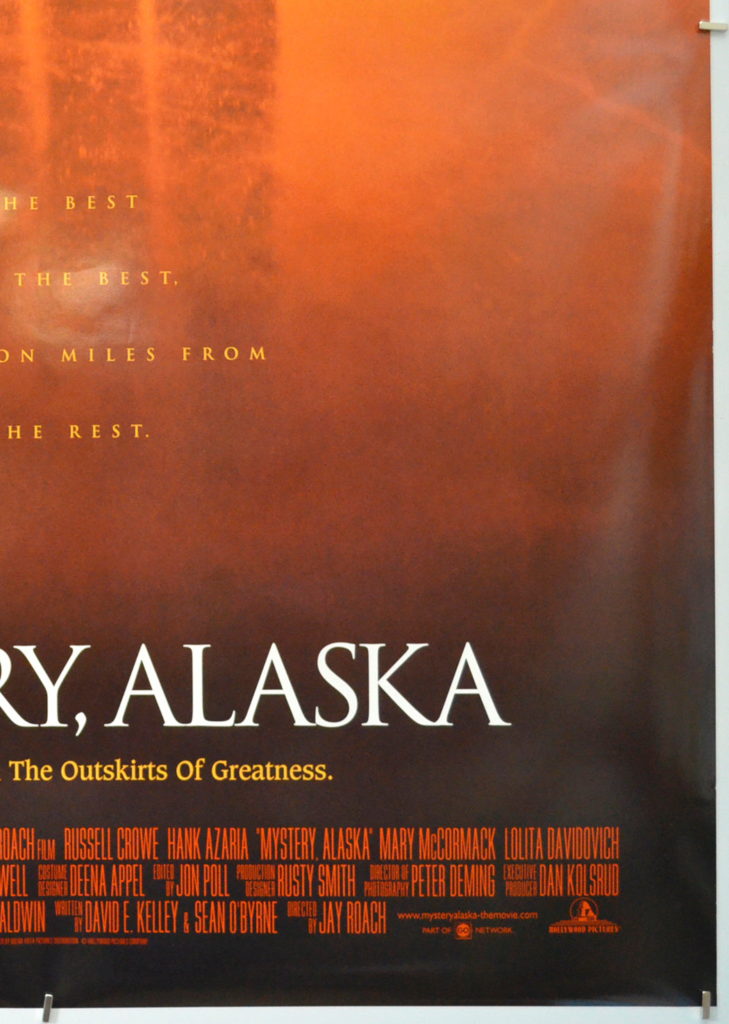 MYSTERY, ALASKA (Bottom Right) Cinema One Sheet Movie Poster