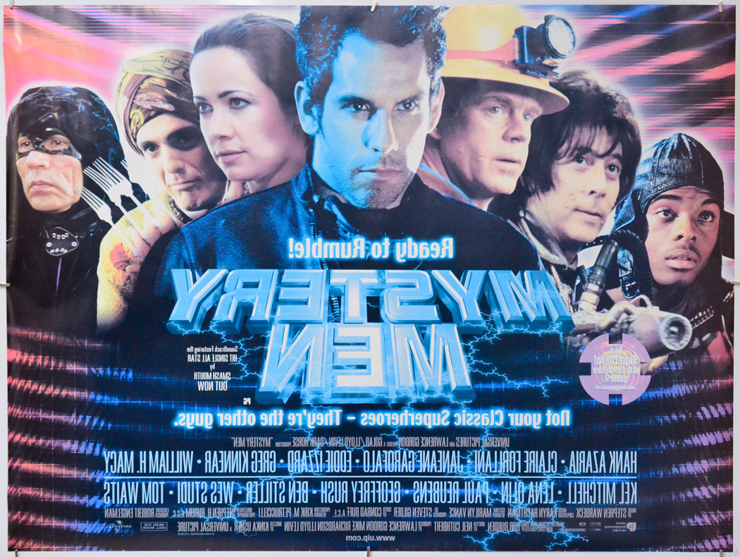 Mystery Men (Back) Cinema Quad Movie Poster