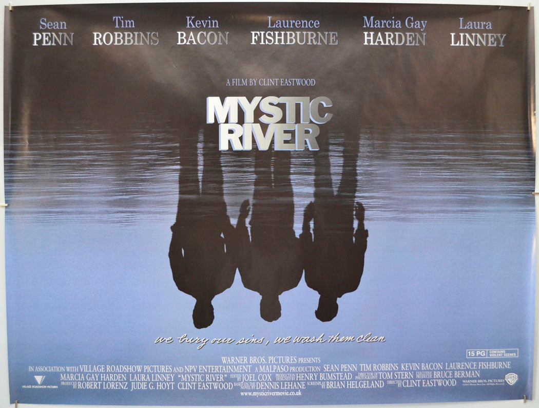 Mystic River Original Quad Poster - Film Poster - Movie Poster
