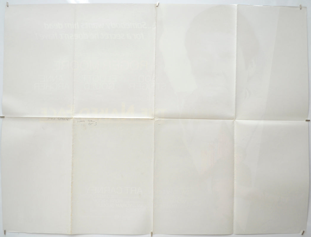 THE NAKED FACE (Back) Cinema Quad Movie Poster