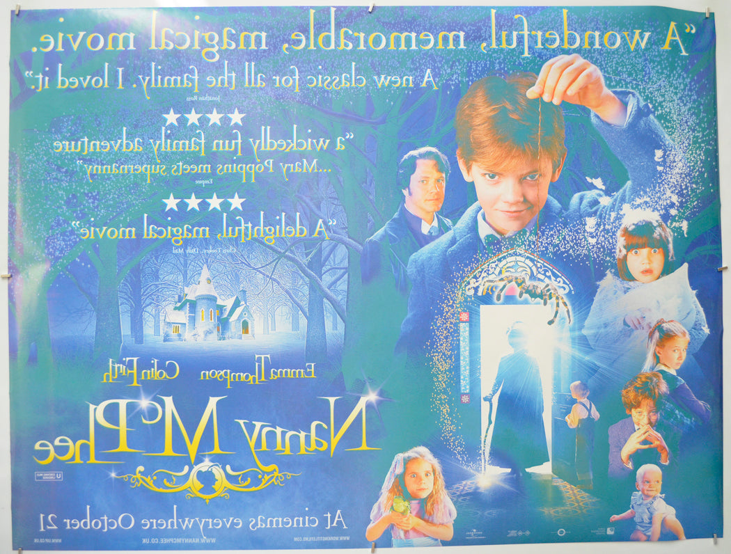 NANNY MCPHEE (Back) Cinema Quad Movie Poster